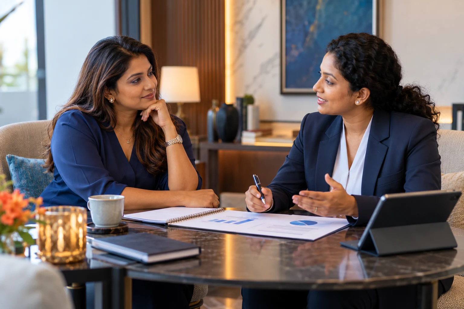 A confidential one-to-one HR consultation with a Sri Lankan business owner